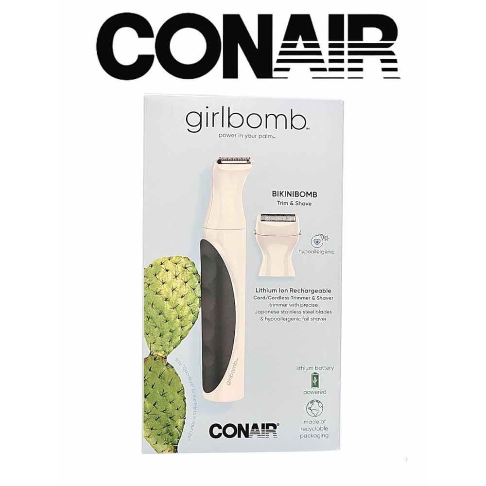 (NWT) CONAIR GIRLBOMB Bikini Trimmer Set